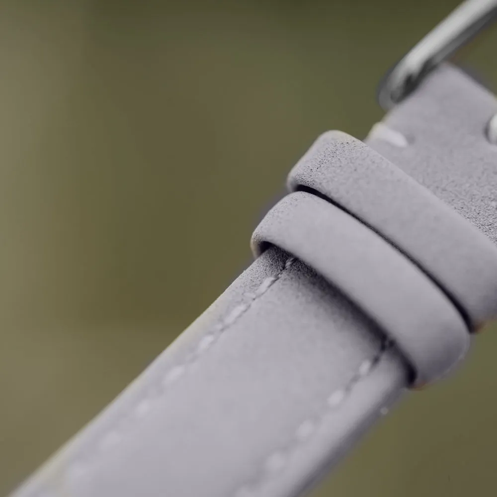 14mm Grey Vegan Leather Band