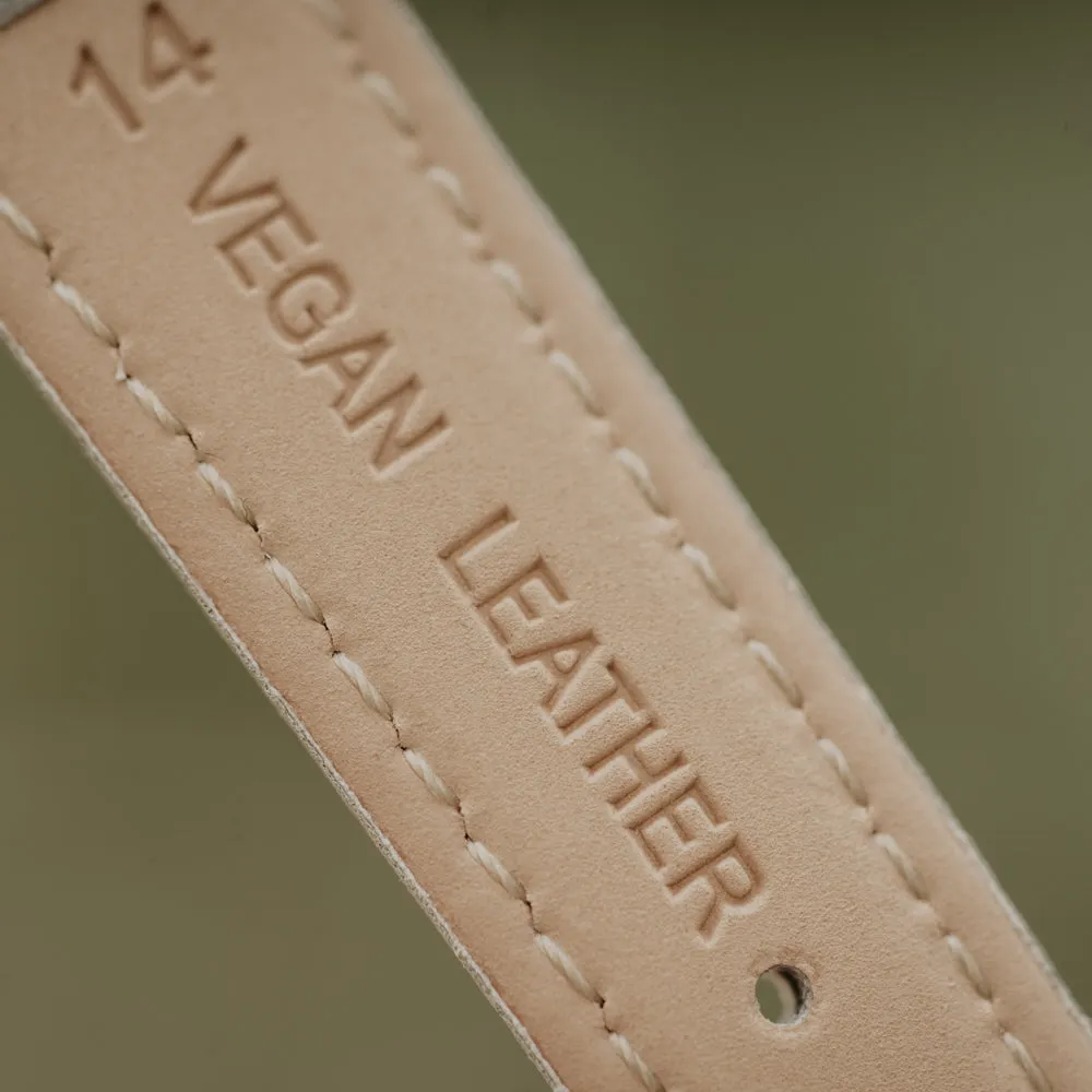 14mm Grey Vegan Leather Band