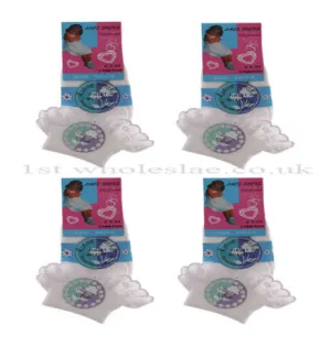 3 Pairs Girls Frilled School Socks for Kids Frilly Lace Ankle White Colour