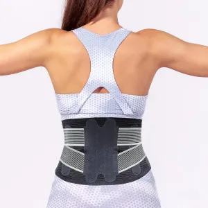 AllyFlex Sports - Lumbar Support Belt for Women for Back Pain, Slim-Fit Back Brace for Men, Breathable Compression Back Support Brace, 41.5 inches, Medium/Large