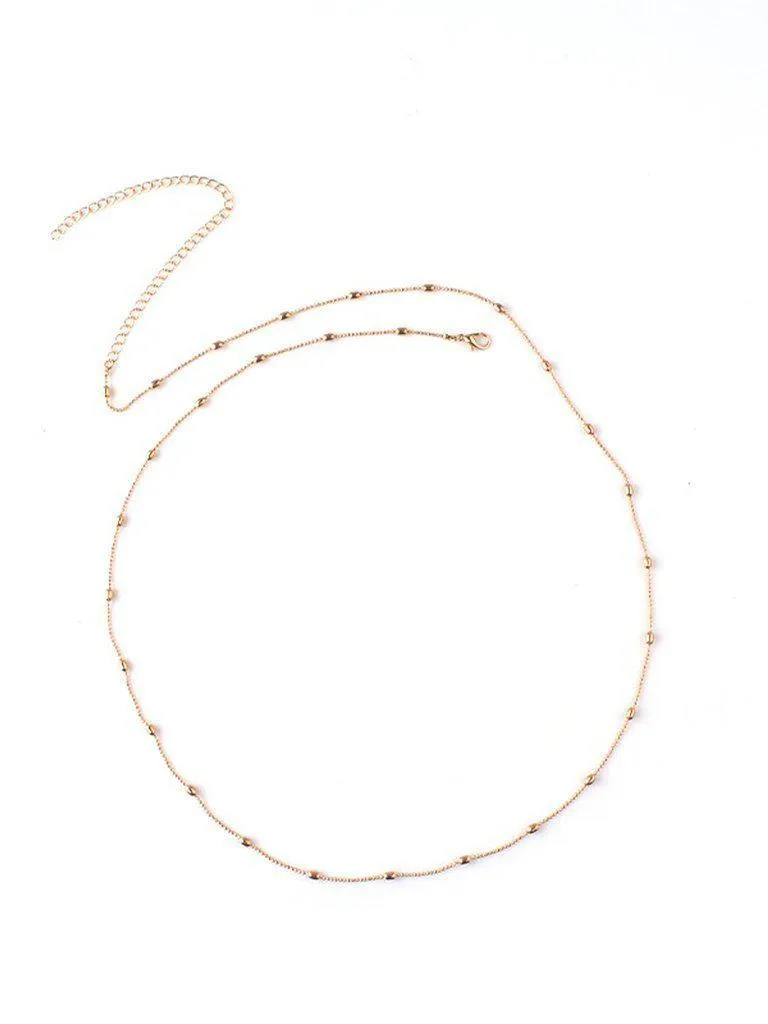 Beaded Detail Waist Chain