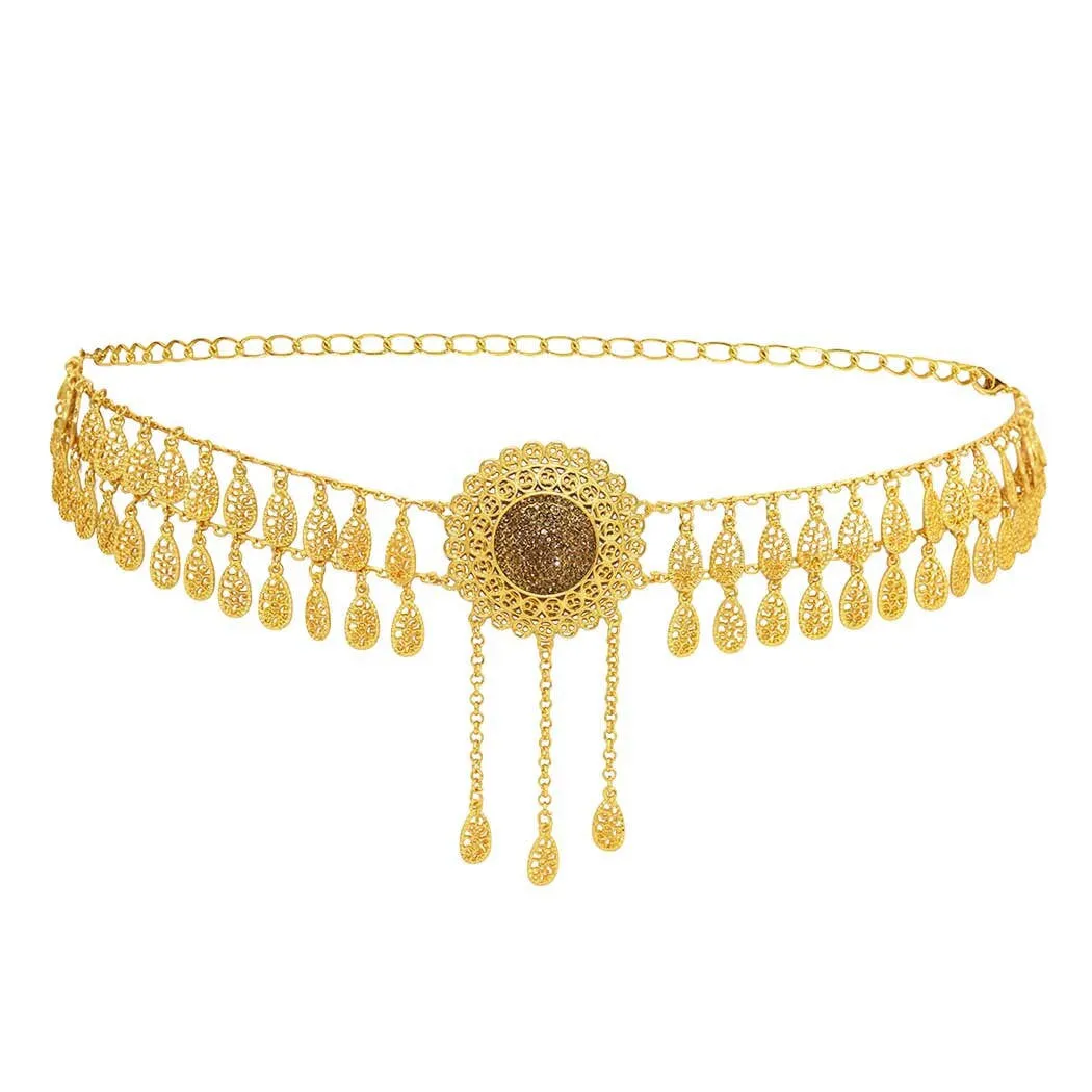 Belly Dance Belt | Belly Dancing Chain | Gold Coin Belly Chain | Arab Style Belly Chain | Tassel Coin Belly Chain | Body Waist Chain Jewelry