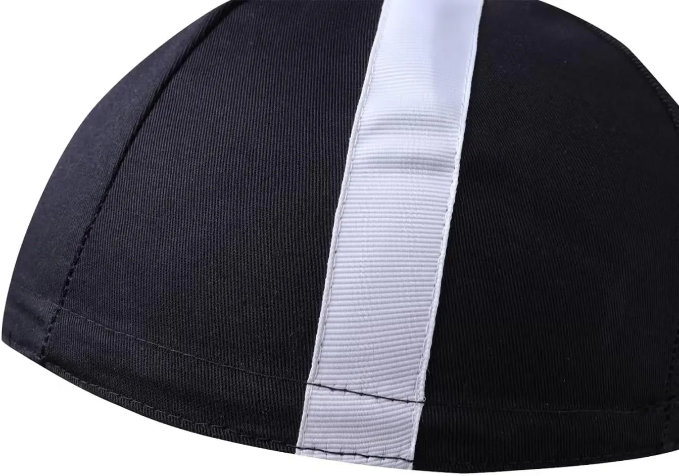 Black Cycling Cap - Cotton Cycling Hat-Under Helmet - Cycling Helmet Liner Breathable&Sweat Uptake One Size
