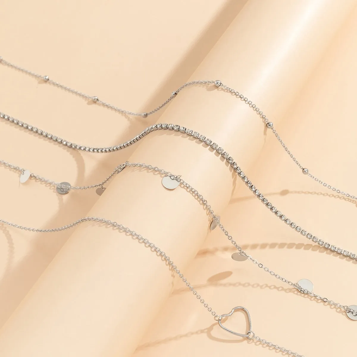 BOHO VINTAGE MULTILAYER CRYSTAL SHINY WAIST CHAIN