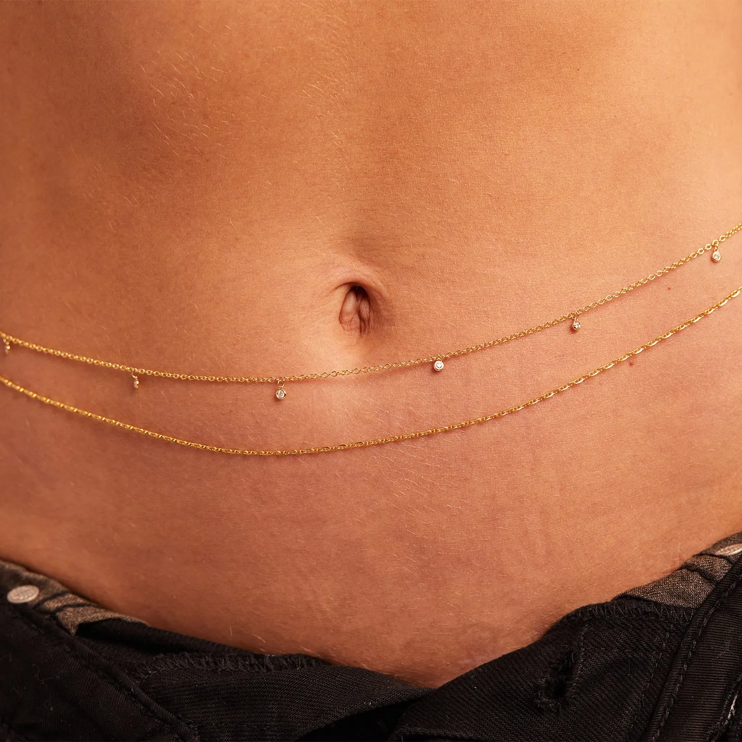 Diamond Drop Belly Chain