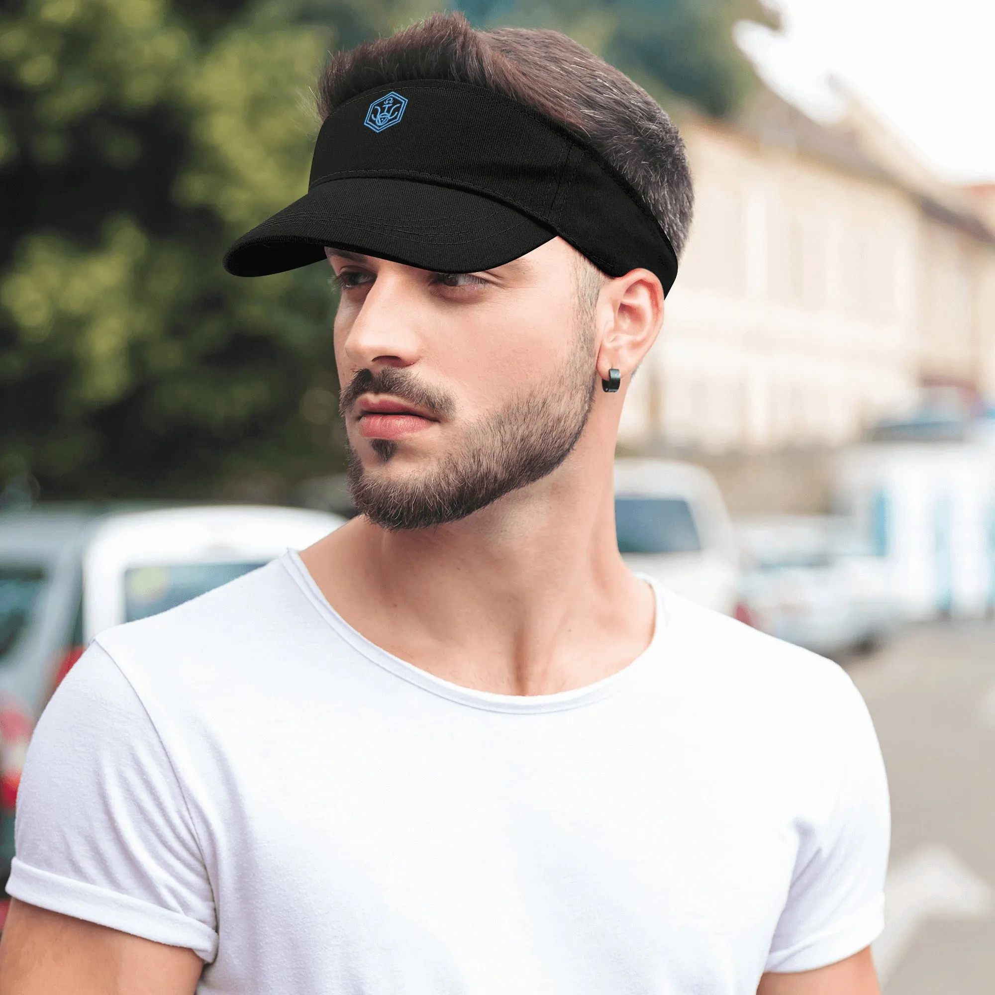 Embroidered Sun Visor Caps