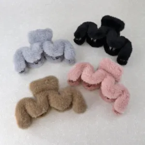 Fluffy Large Wave Hair Claw