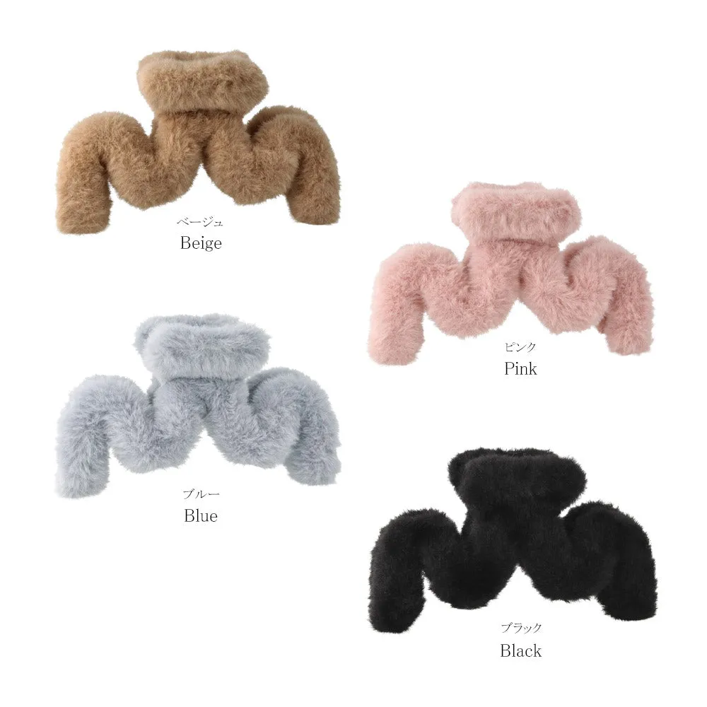 Fluffy Large Wave Hair Claw