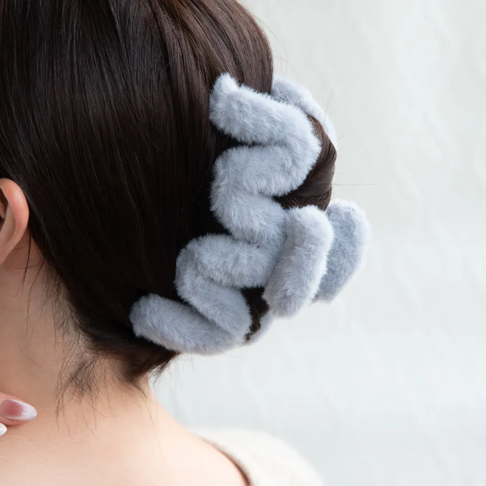 Fluffy Large Wave Hair Claw