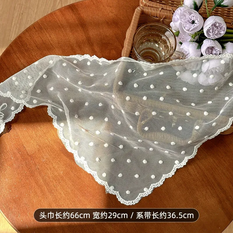French DIY Handmade Knitted Bandana Hair Tie Headband