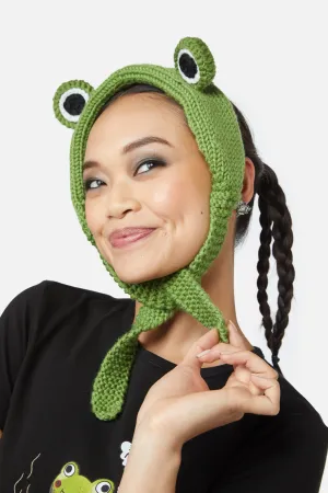 Frog Knitted Headband