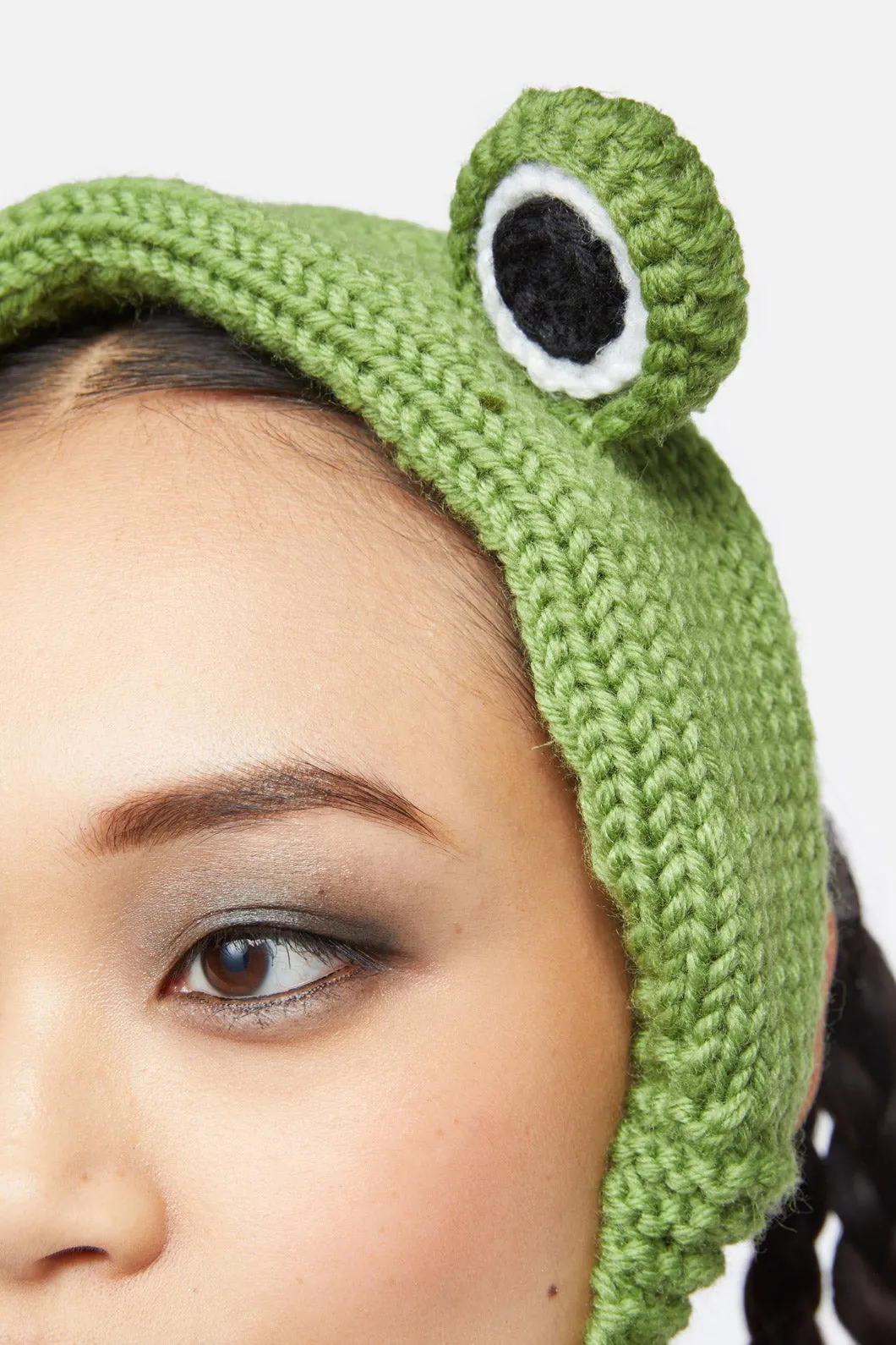 Frog Knitted Headband
