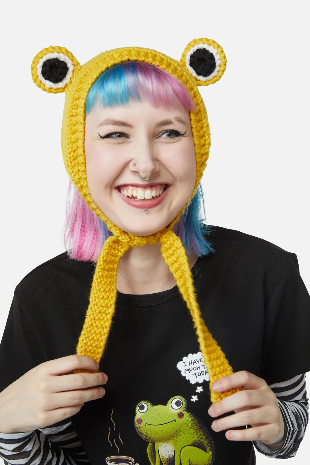 Frog Knitted Headband