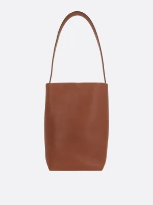 Grained Leather Tote Bag