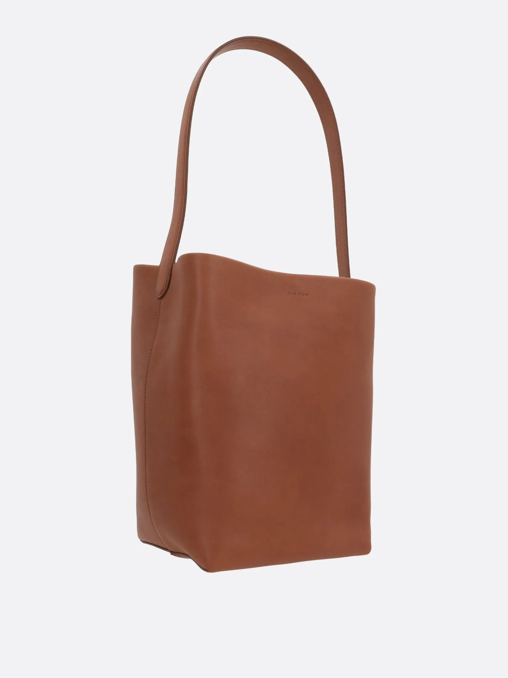 Grained Leather Tote Bag