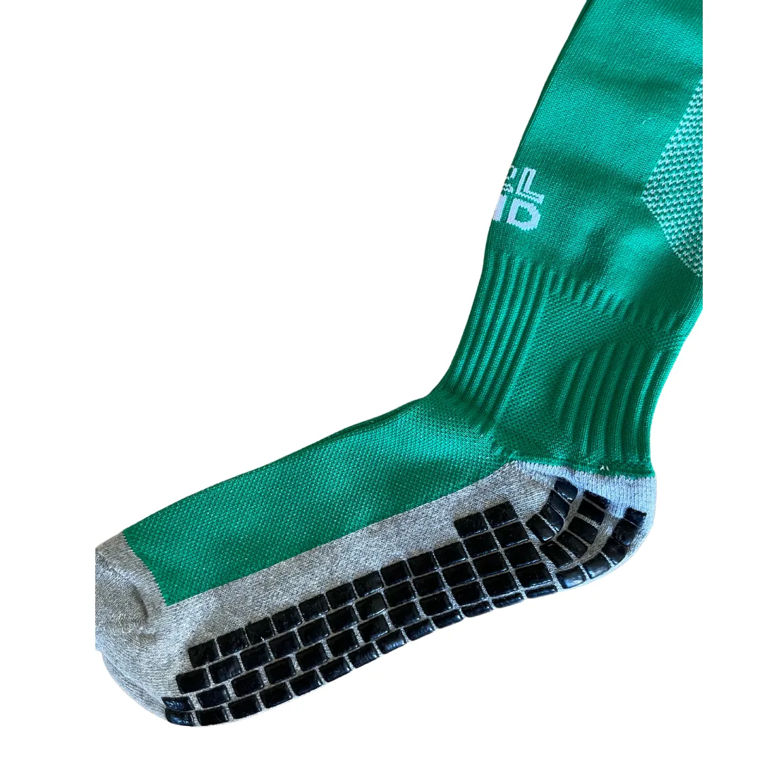 GREEN NTRL GRND FOOTBALL GRIP SOCKS