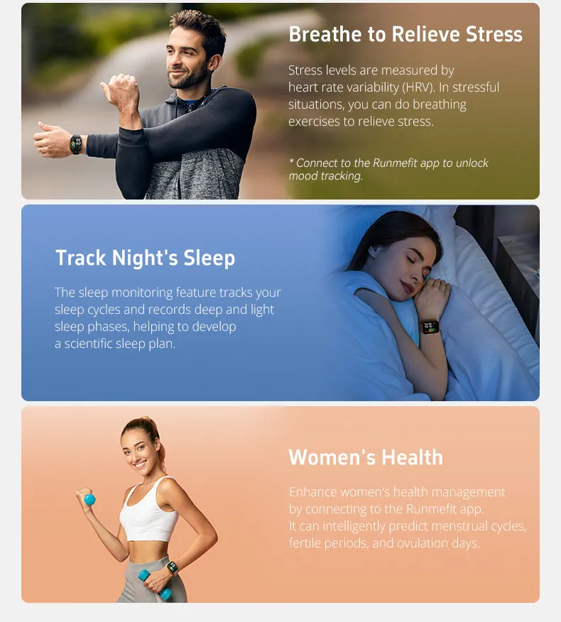 GTS7-Pro Women’s & Men’s Smartwatch for Android & IOS - Health & Fitness (ROSE-GOLD)