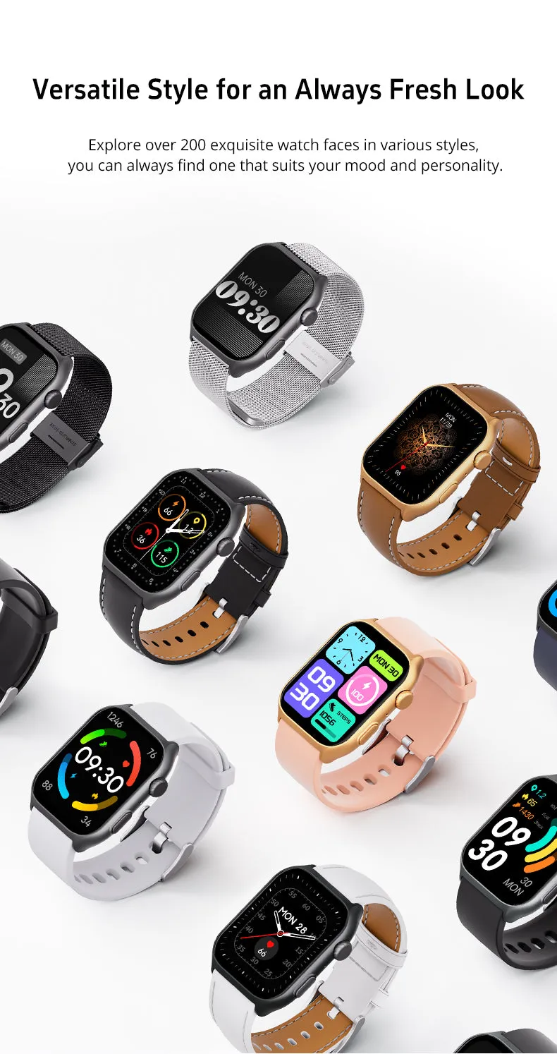 GTS7-Pro Women’s & Men’s Smartwatch for Android & IOS - Health & Fitness (ROSE-GOLD)