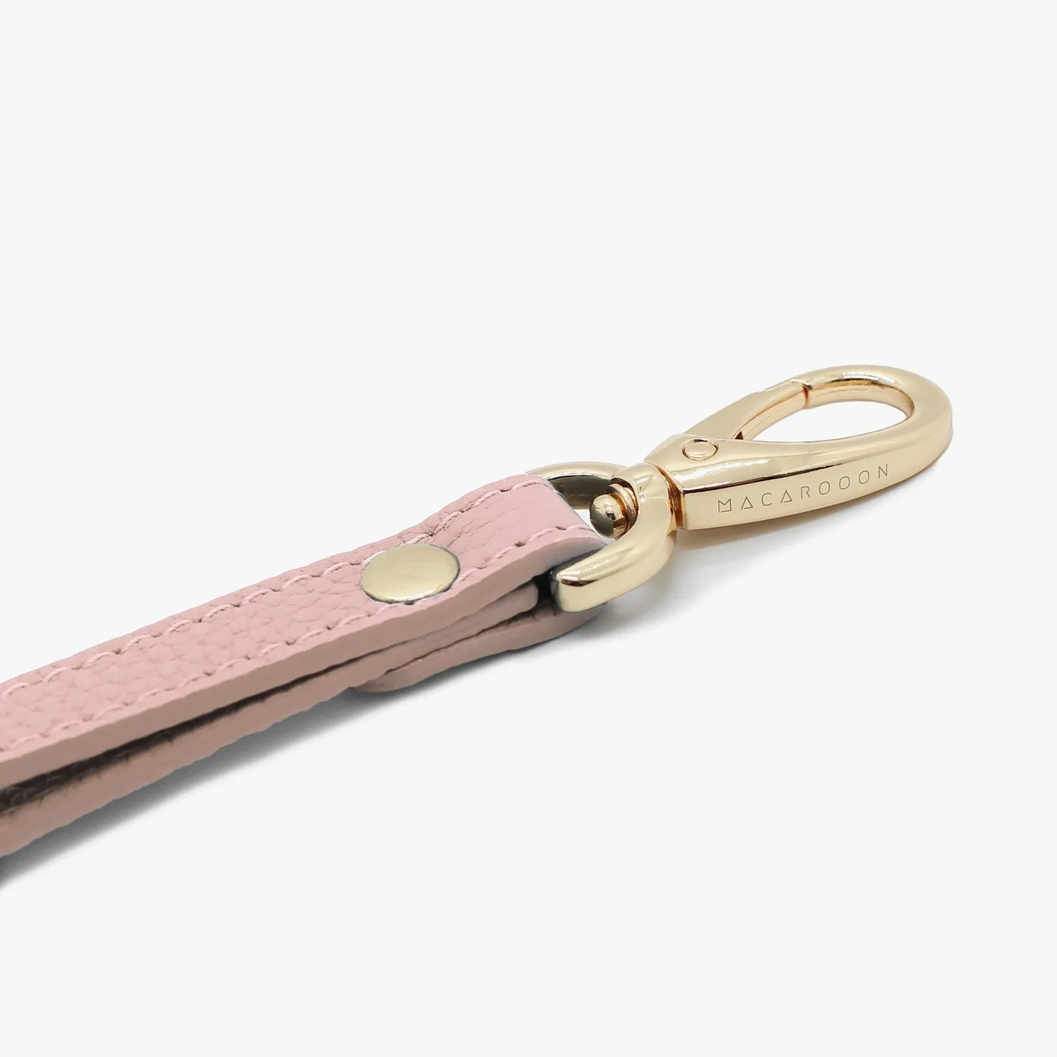 iPhone 15 Leather Sling Card Case with Wrist Leather Strap