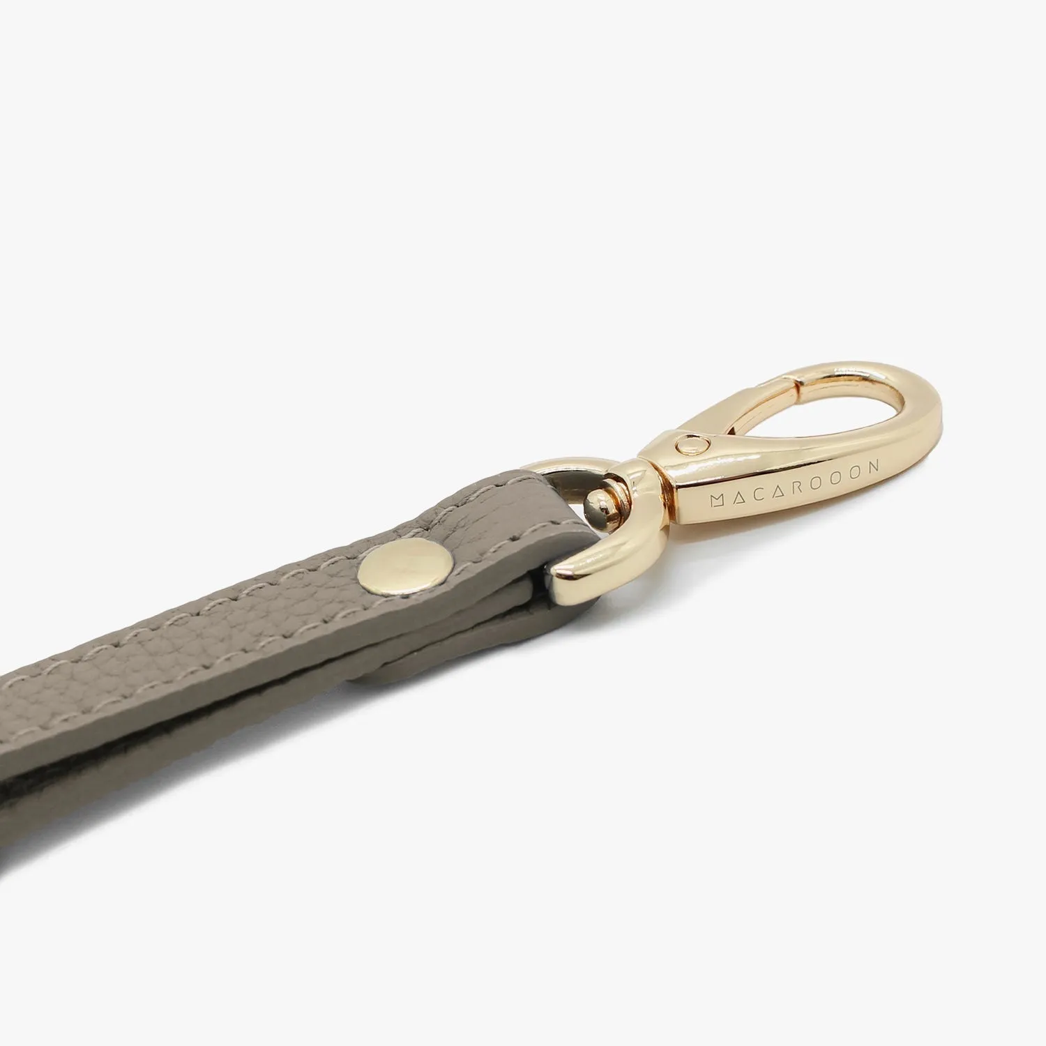 iPhone 15 Leather Sling Card Case with Wrist Leather Strap