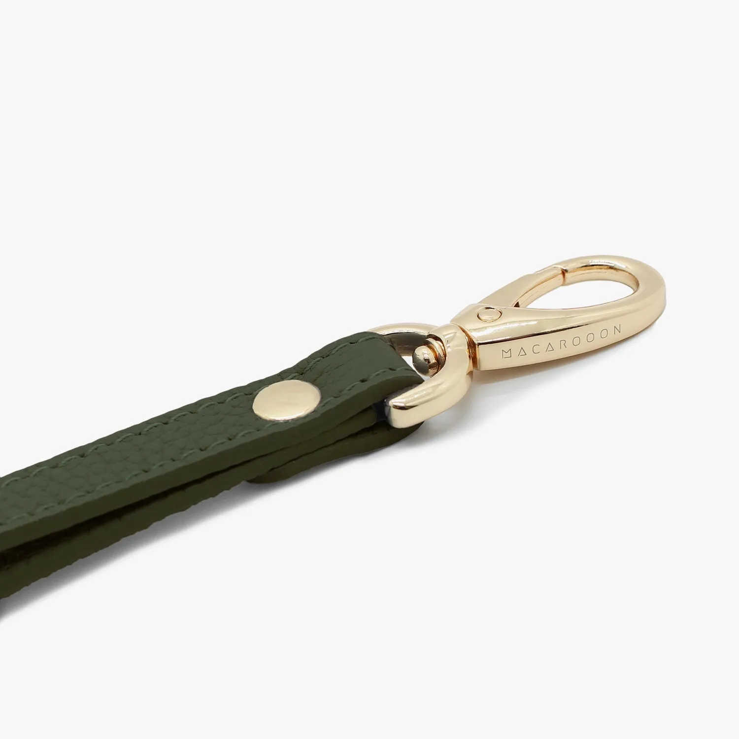 iPhone 15 Leather Sling Card Case with Wrist Leather Strap