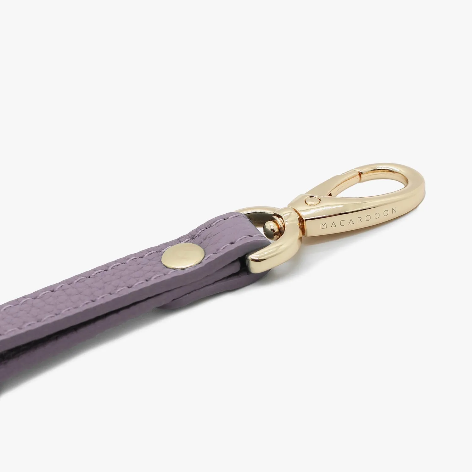 iPhone 15 Leather Sling Card Case with Wrist Leather Strap