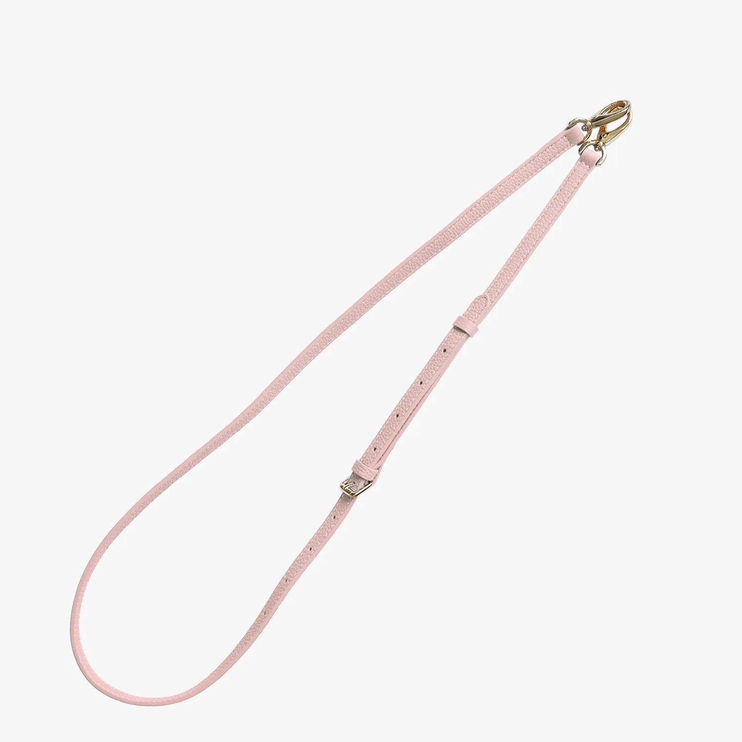 iPhone 15 Pro Leather Sling Card Case with Crossbody Leather Strap