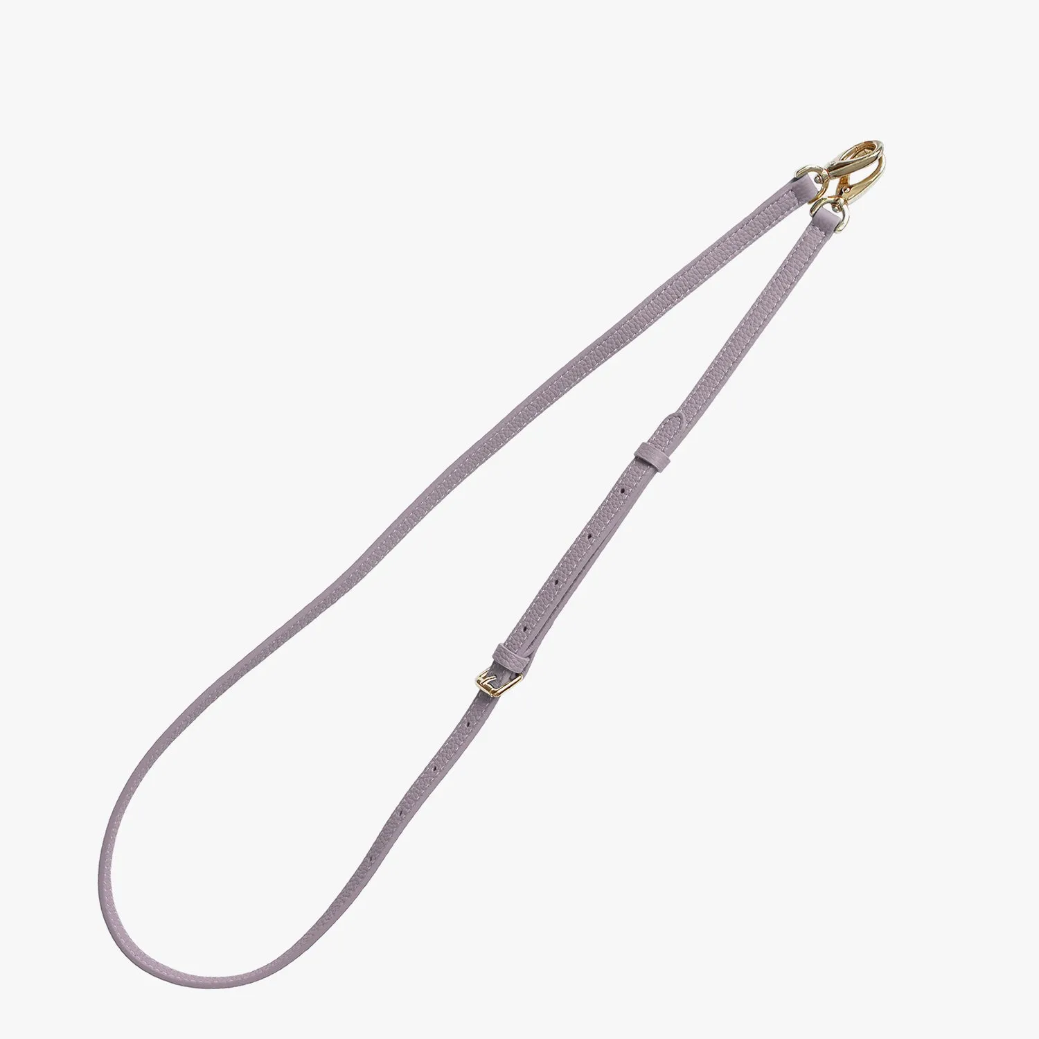 iPhone 15 Pro Leather Sling Card Case with Crossbody Leather Strap