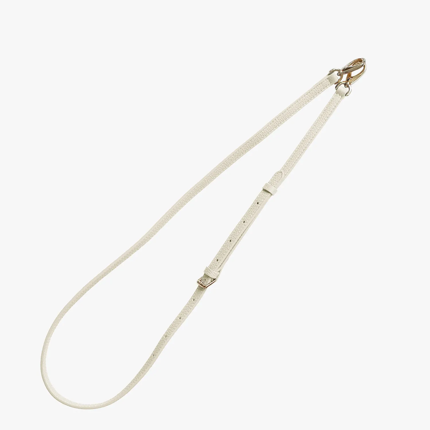 iPhone 15 Pro Leather Sling Card Case with Crossbody Leather Strap