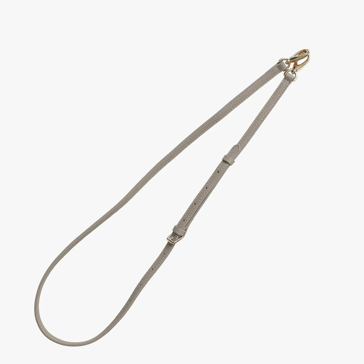 iPhone 15 Pro Leather Sling Card Case with Crossbody Leather Strap