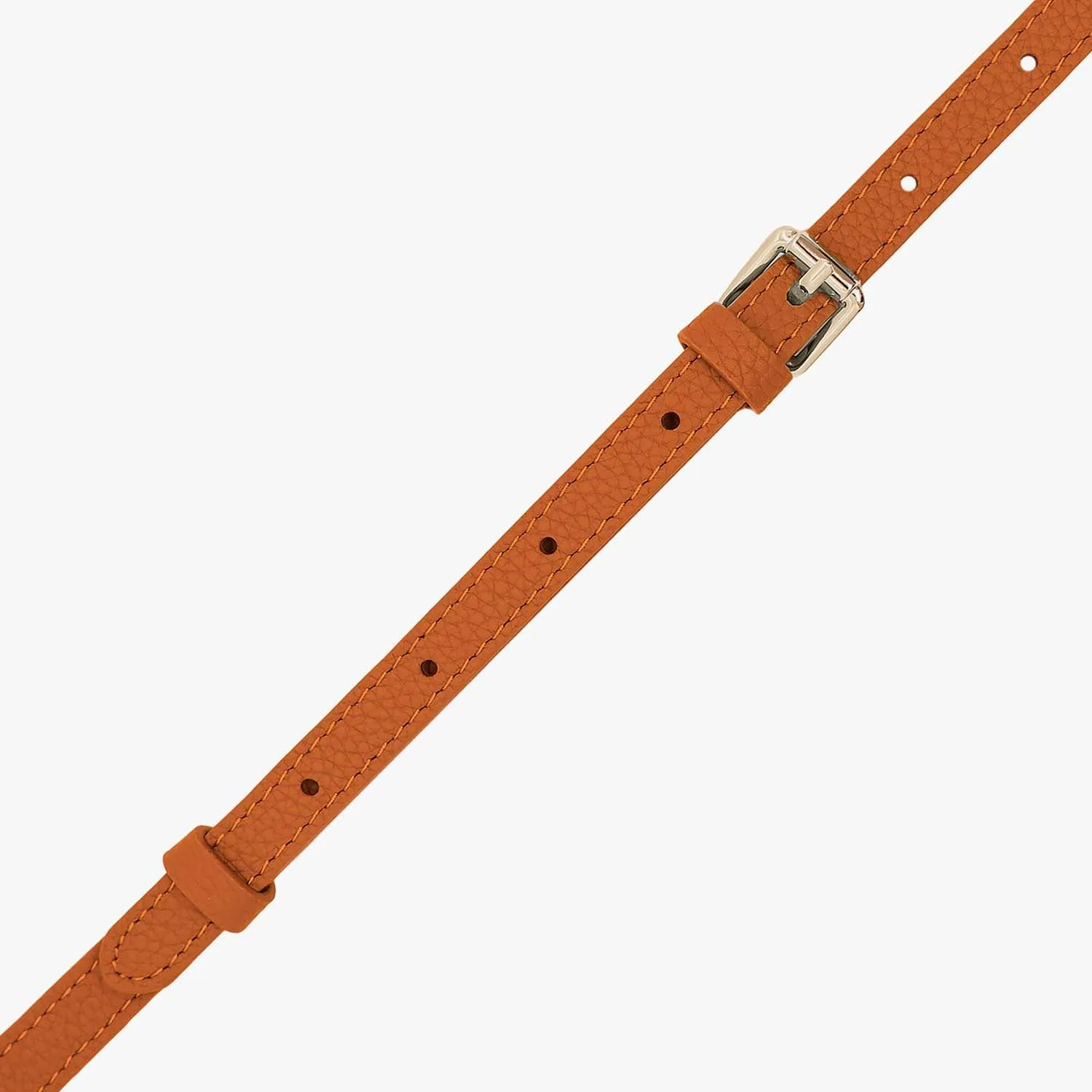 iPhone 15 Pro Leather Sling Card Case with Crossbody Leather Strap