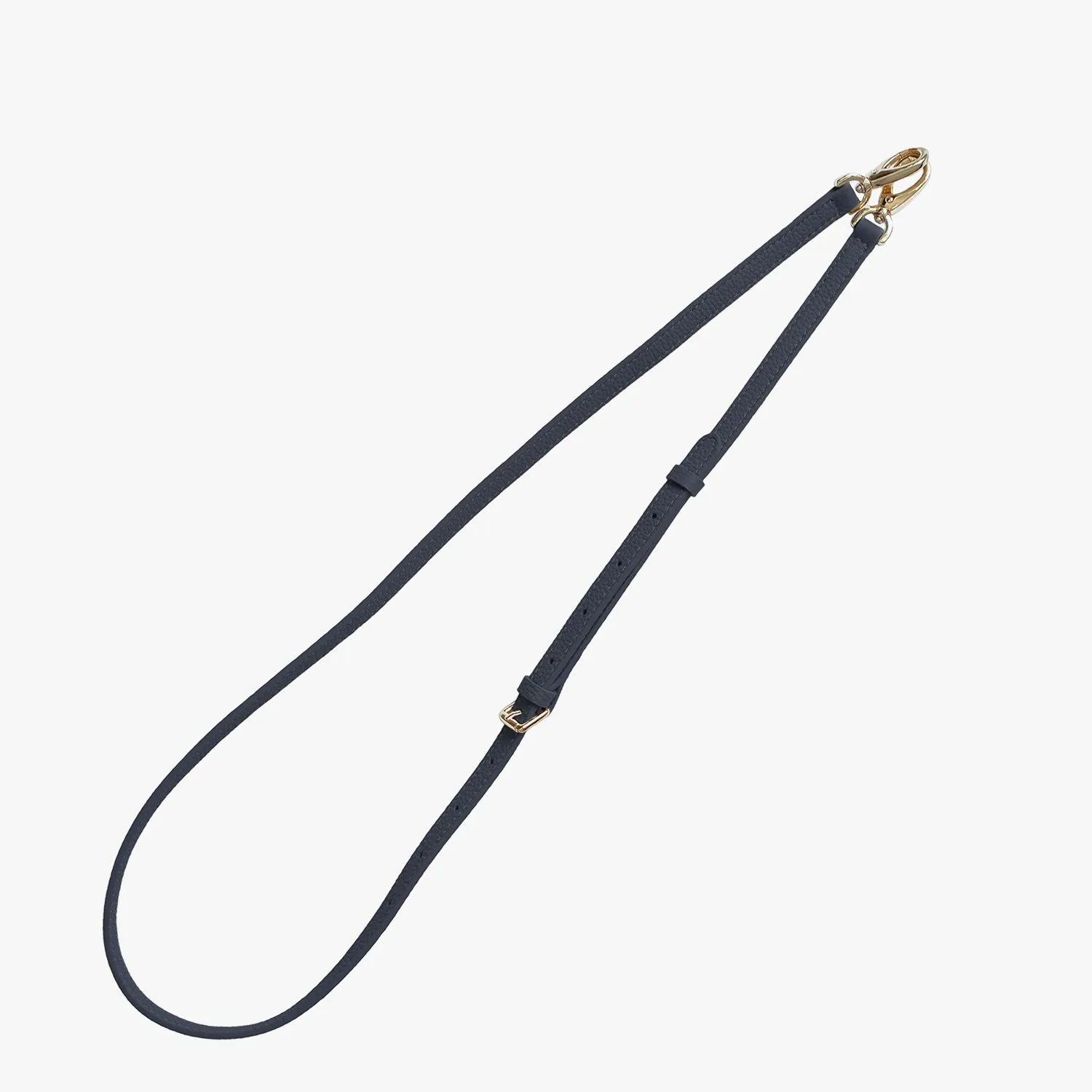 iPhone 15 Pro Leather Sling Card Case with Crossbody Leather Strap