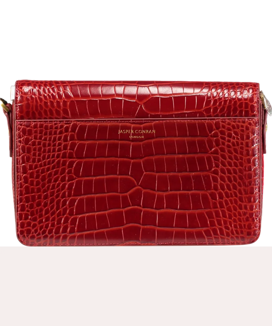 Jasper Conran London Red Leather Multi Strap Bag