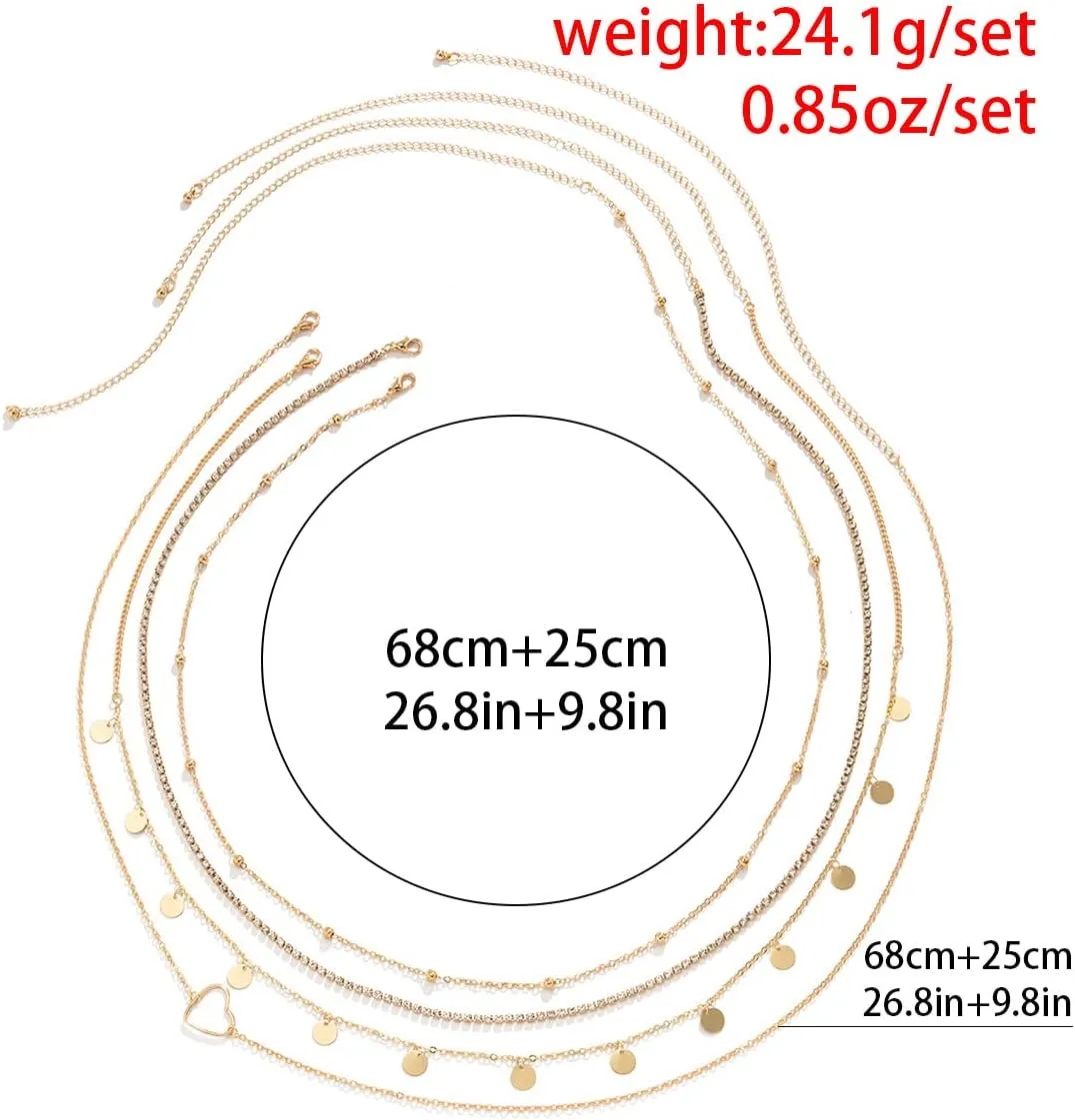JFORYOU Waist Chain for Women Layered Belly Chain for The Waist Adjustable Waterproof Sexy Bikini Satellite Beads Chain Summer Non Tarnish Body Chain Jewelry for Women