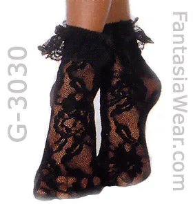 Lace Ankle Socks 4-colors 3030