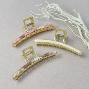 Large Marble Hair Claw
