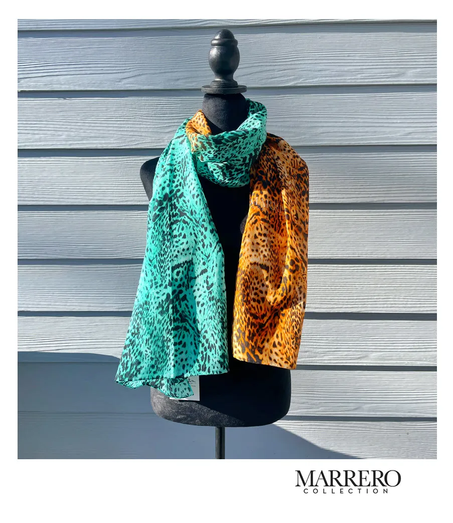 Leopard color combo Print Scarf