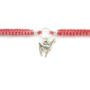 Llama Bracelet - Macrame Bracelet. Llama Charm Friendship Bracelet. Choice of Colours.