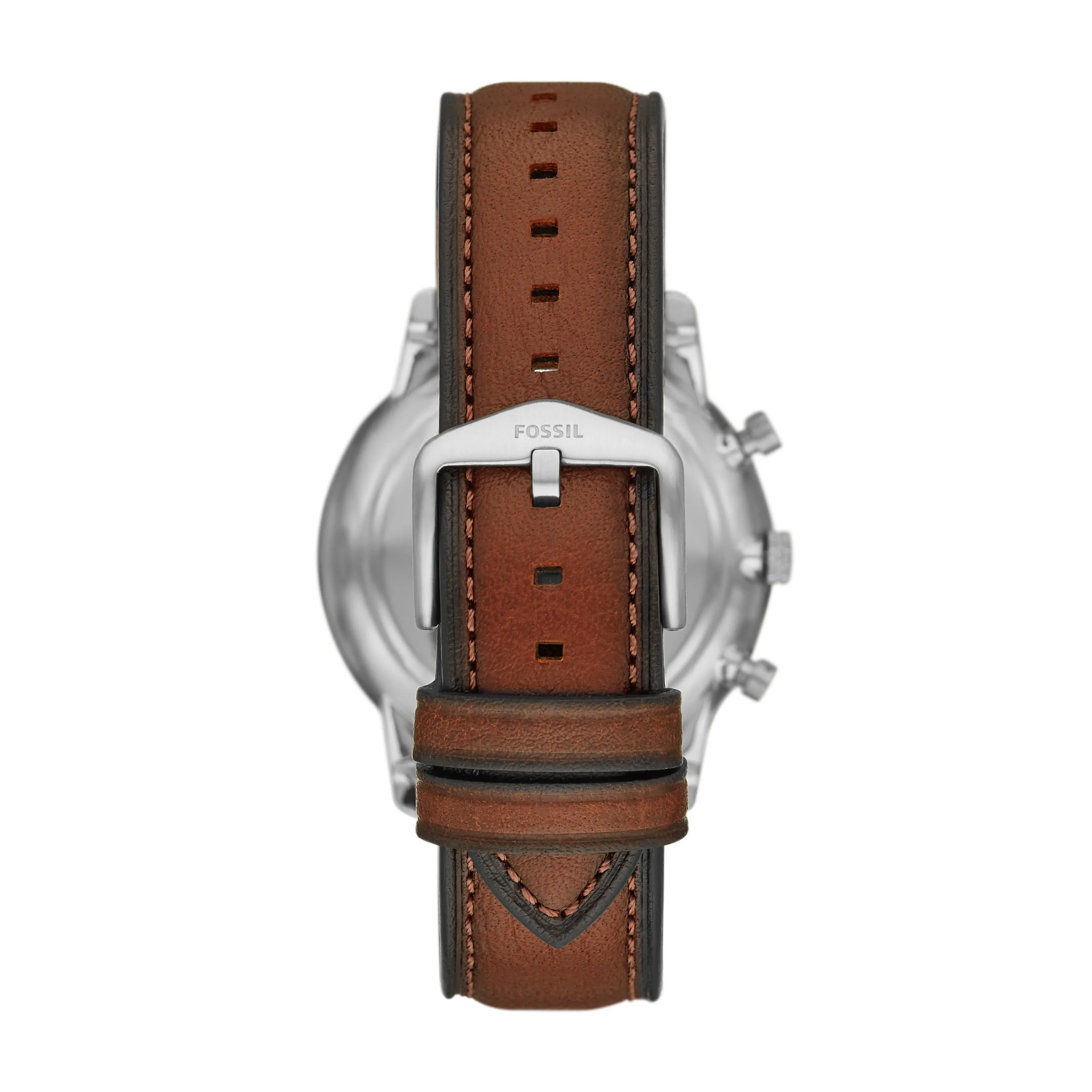 Minimalist Chronograph Luggage Eco Leather Watch