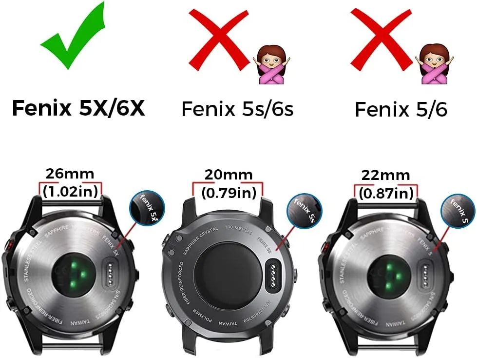 NotoCity Compatible Fenix 5X Plus Bands Fenix 7X Sport Silicone Replacement for Fenix 8 51mm/Fenix 5X/Fenix 5X Plus/Fenix 6X/Fenix 6X Pro/Fenix 3/Fenix 3 HR/Descent MK1/D2 Delta PX/D2 Charlie(White)