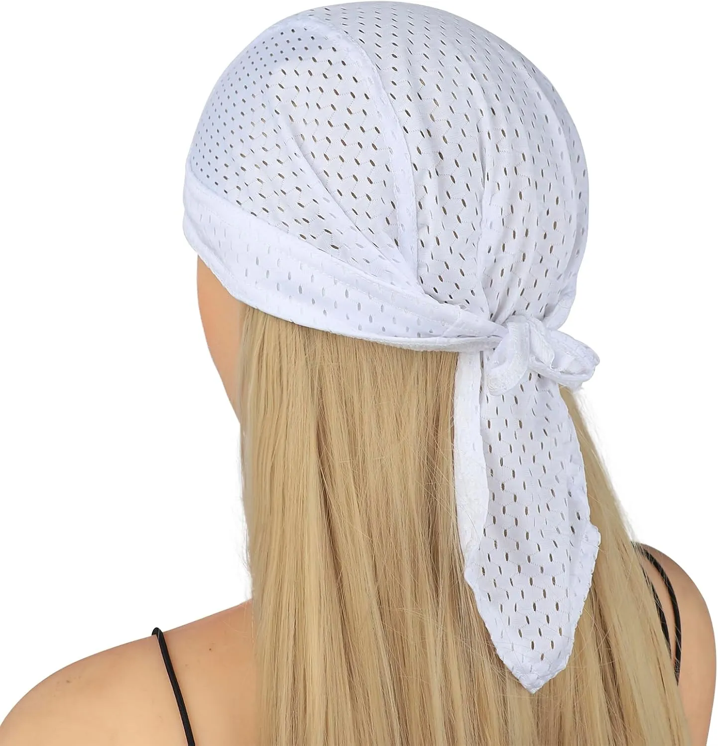 PURFUN Men Women Breathable Cycling Bandana Headscarf Adjustable Sweat Wicking Quick Dry Mesh Head Scarf Wrap Liner Skull Cap