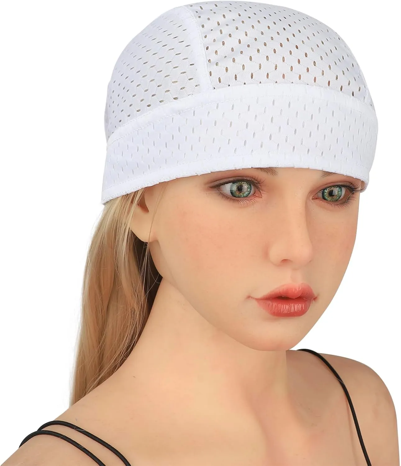 PURFUN Men Women Breathable Cycling Bandana Headscarf Adjustable Sweat Wicking Quick Dry Mesh Head Scarf Wrap Liner Skull Cap