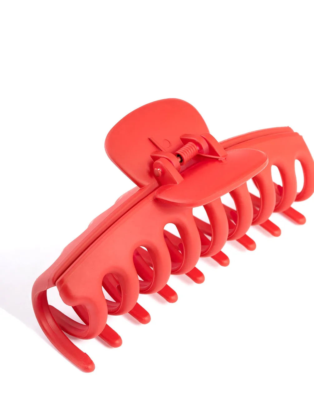 Red Acrylic 11cm Rounded Large Claw