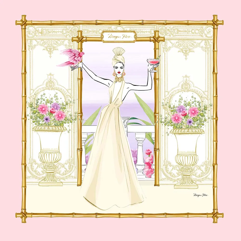 Silk Scarf - Riviera Soiree