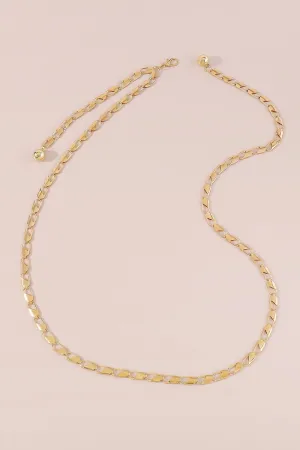 Simple Metal Ball Pendant Waist Chain