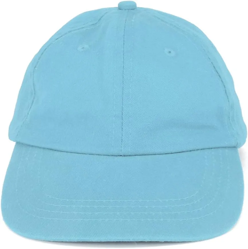 Toddler to Youth Washed Chino 100% Cotton Twill Cap with Adjustable Strap