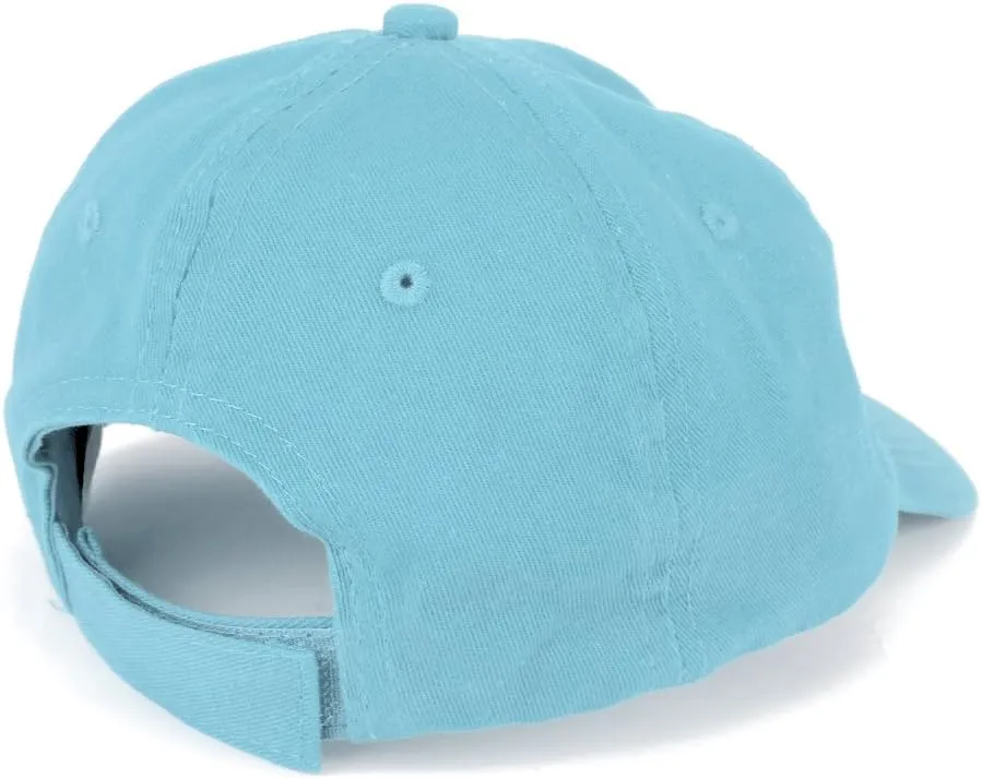 Toddler to Youth Washed Chino 100% Cotton Twill Cap with Adjustable Strap