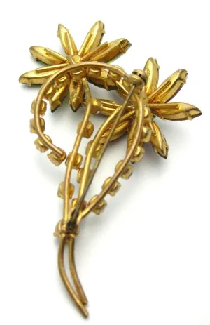 Vintage 1950s Aurora Borealis Brooch