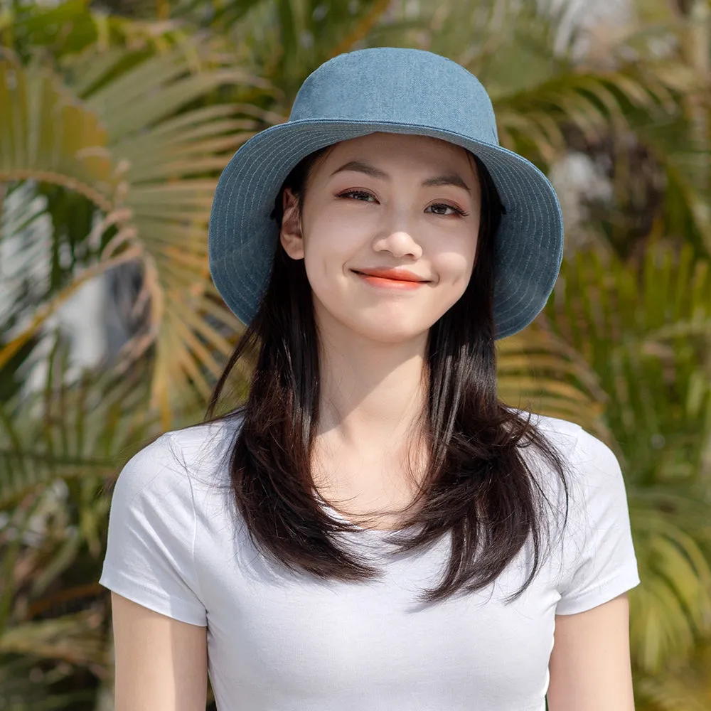 Women's Deformable Brim UV Protection  Fisherman Bucket Hat UPF 50 