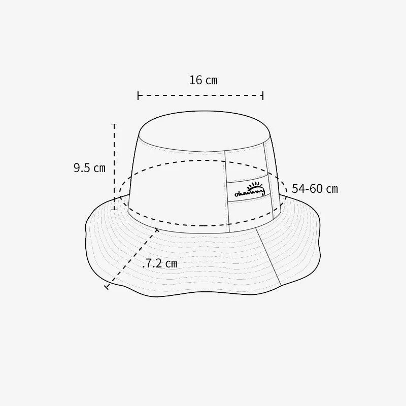 Women's Deformable Brim UV Protection  Fisherman Bucket Hat UPF 50 